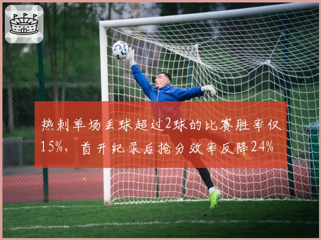 热刺单场丢球超过2球的比赛胜率仅15%,首开纪录后抢分效率反降24%令澳波头疼